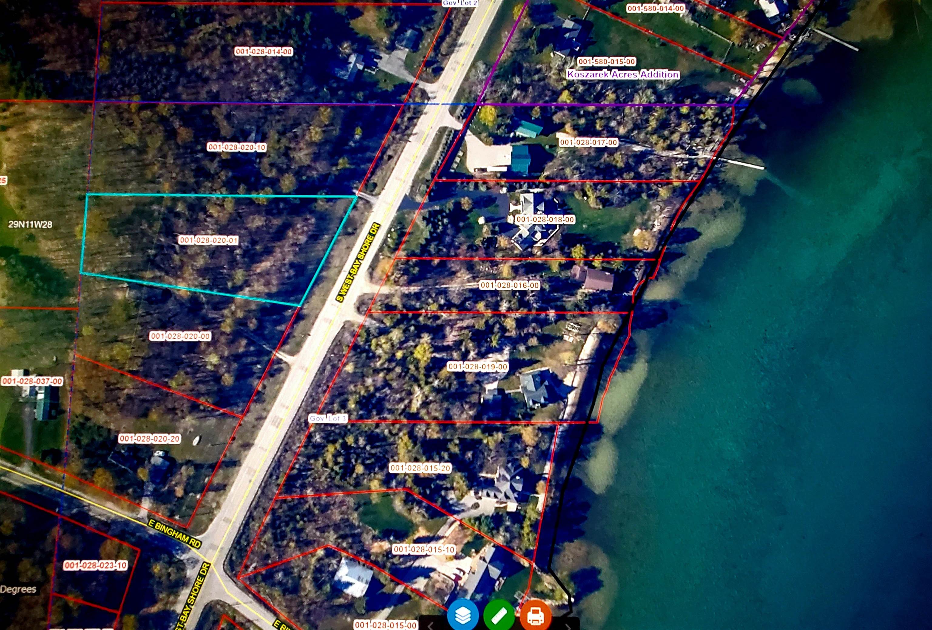 Homes for sale in Traverse City, MI | Vacant 226 A Sw Bayshore Dr, Traverse City, MI 49684 | MLS# 80061326