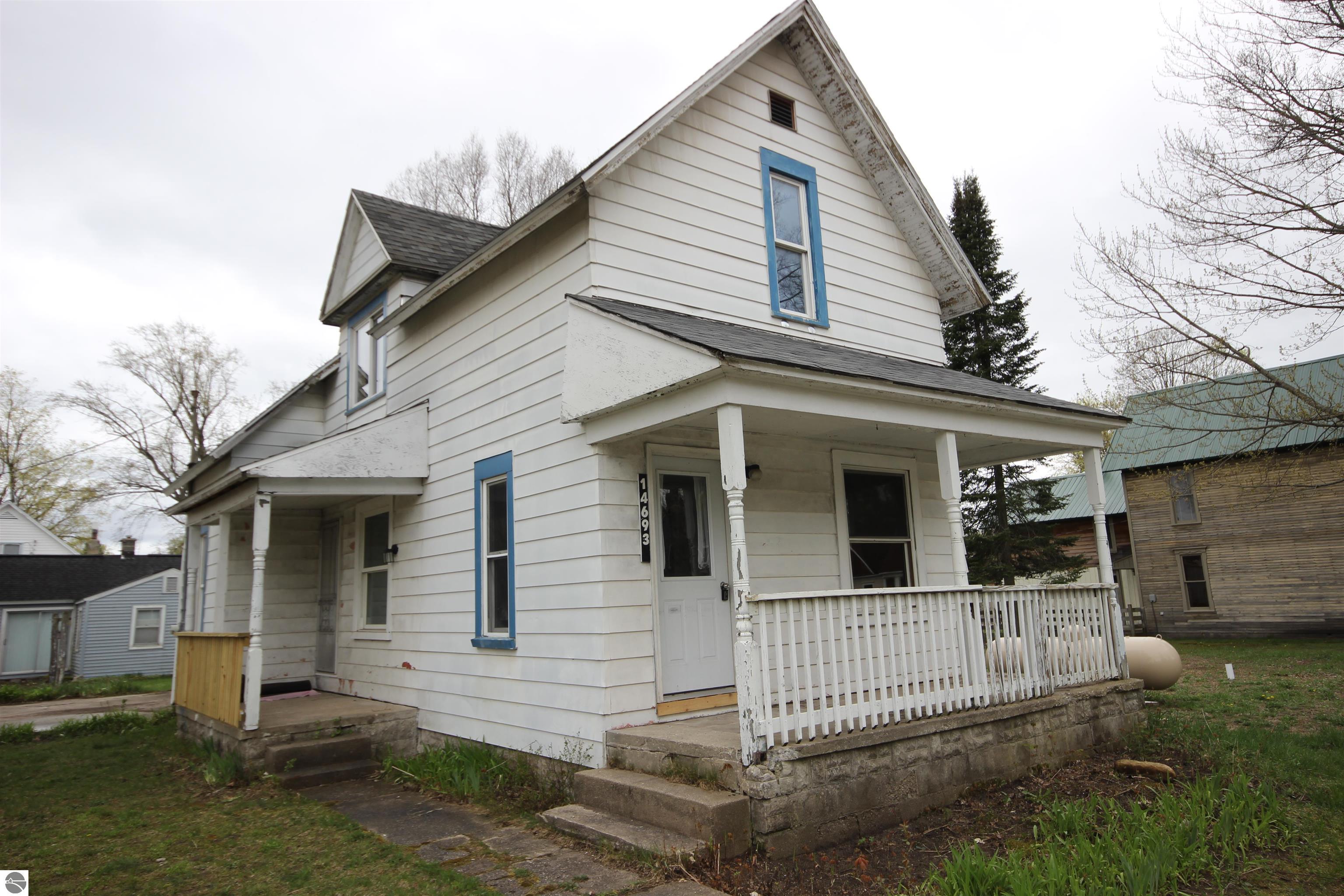 14693 Thompson Avenue, Thompsonville, MI 49683 — front exterior