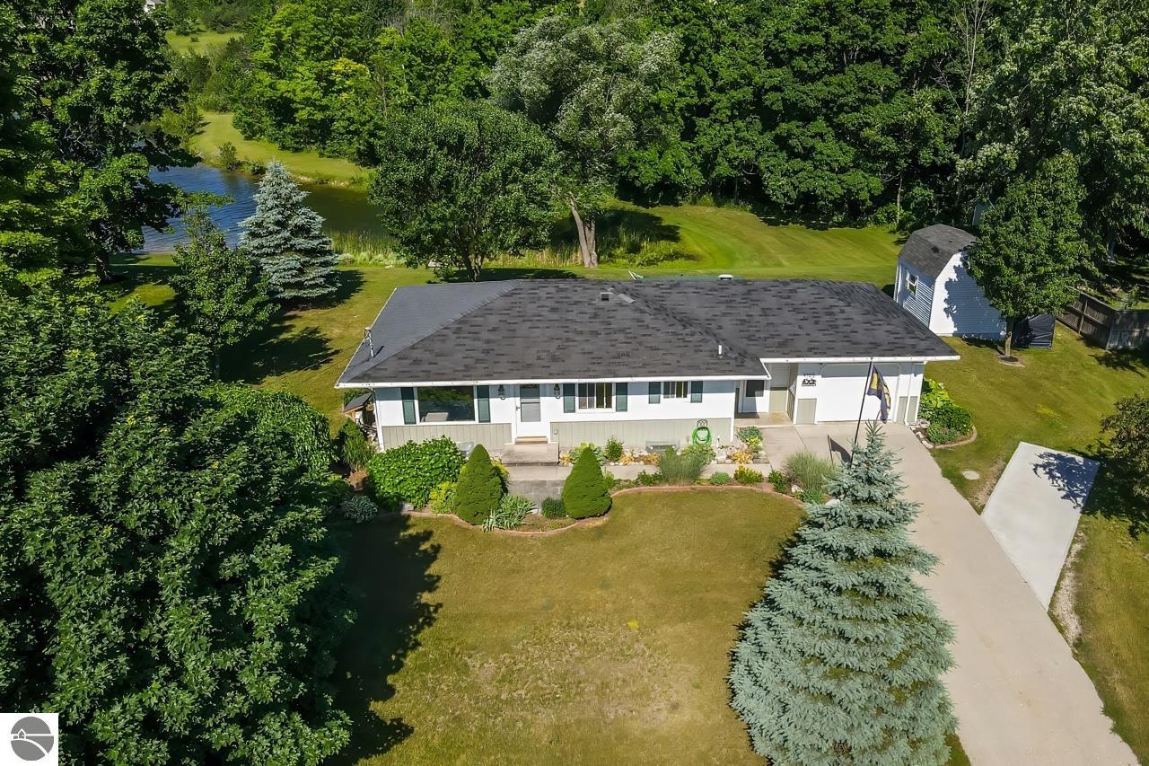 9103 Steeple View Drive, Ellsworth, MI 49729 — front exterior