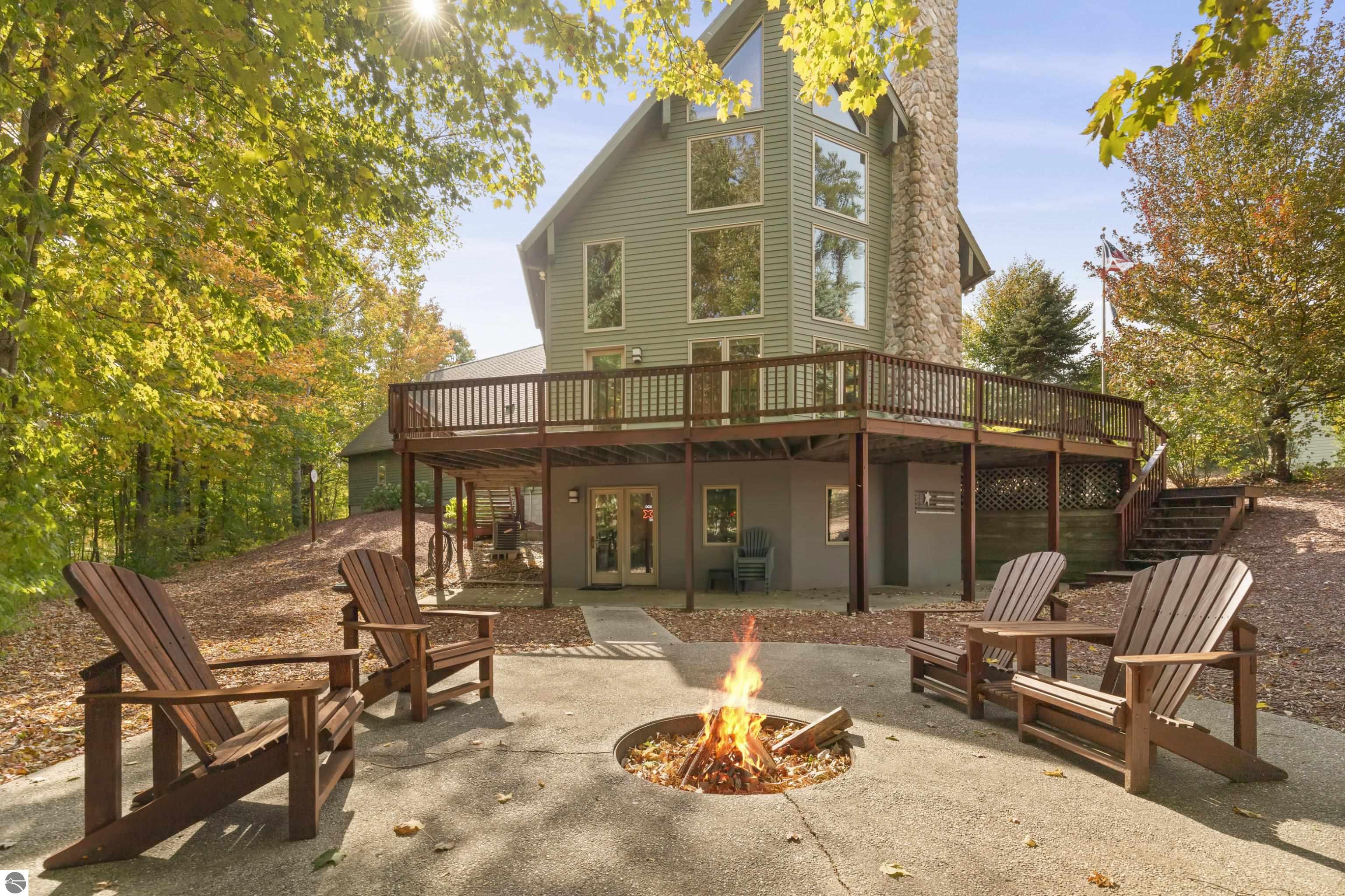 7947 Gogebic Court, Thompsonville, MI 49683 — front exterior