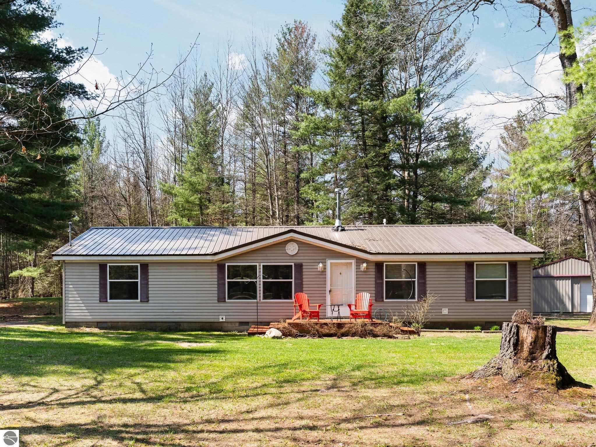12036 SW Spring Creek Road, Fife Lake, MI 49633 — front exterior
