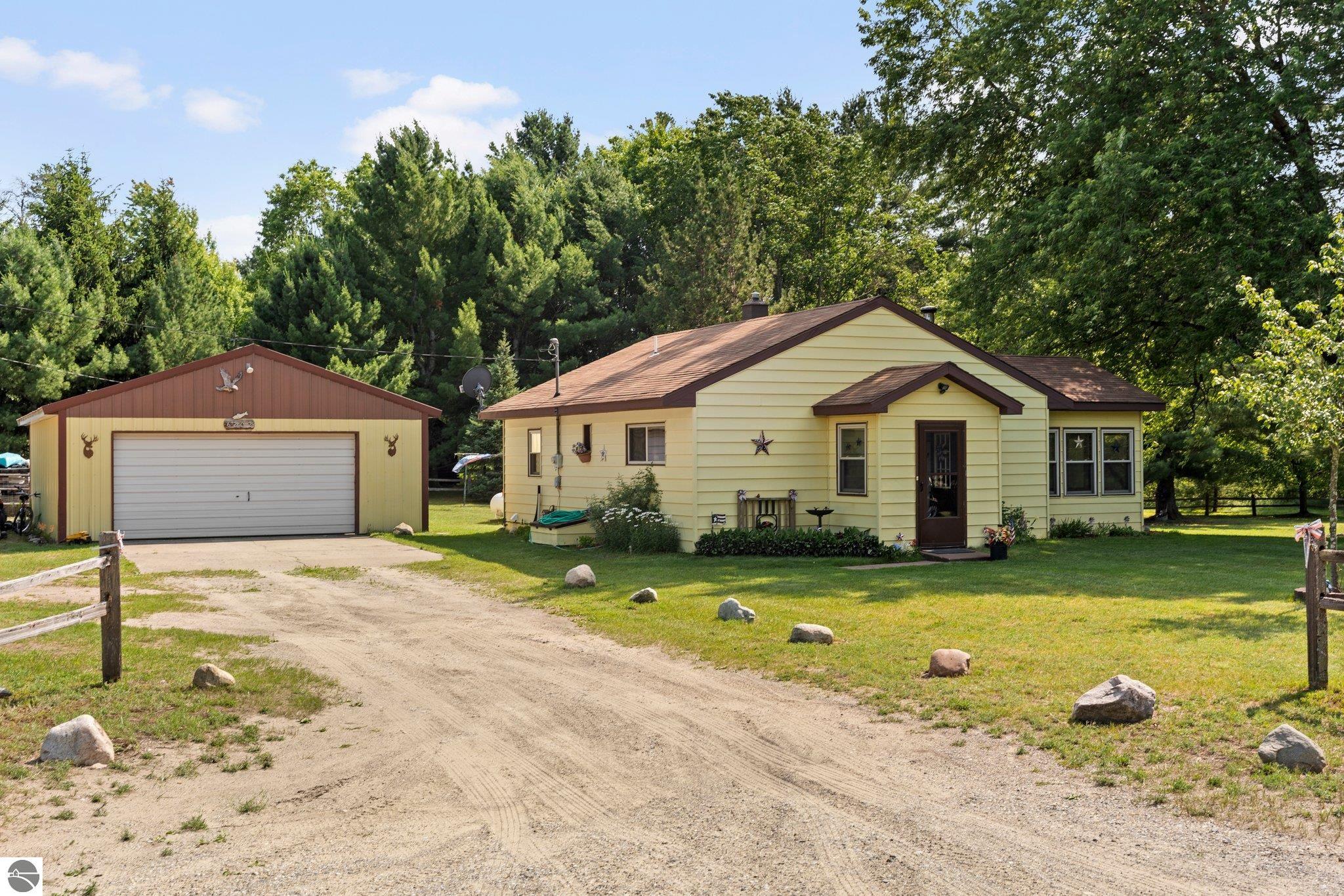 6202 Fletcher Road, Fife Lake, MI 49633 — front exterior