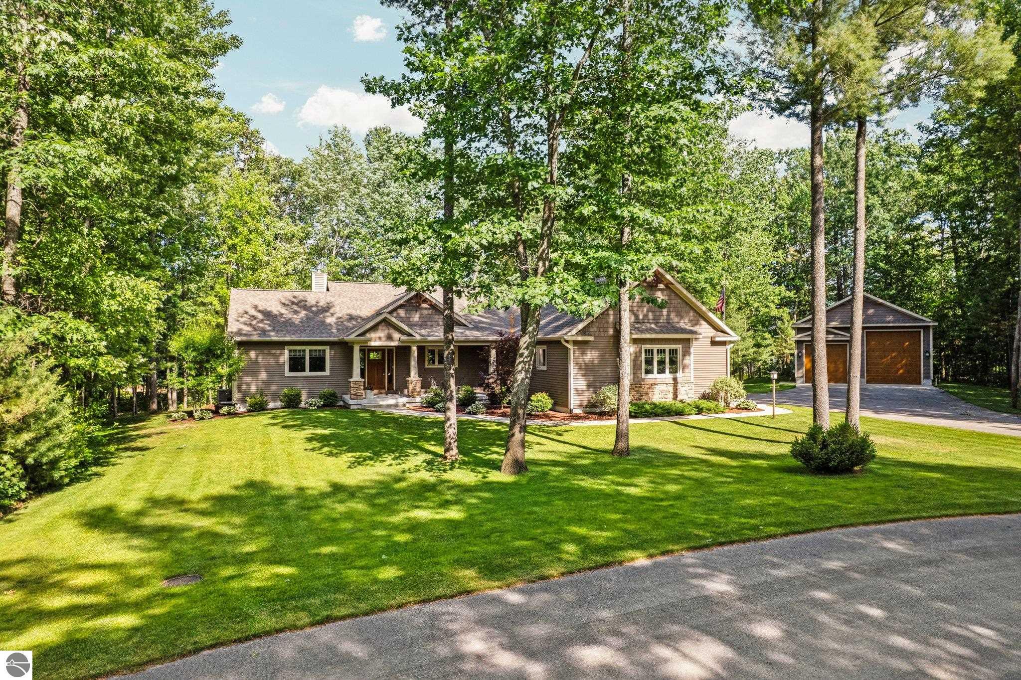 256 Sunview Court, Fife Lake, MI 49633 — front exterior