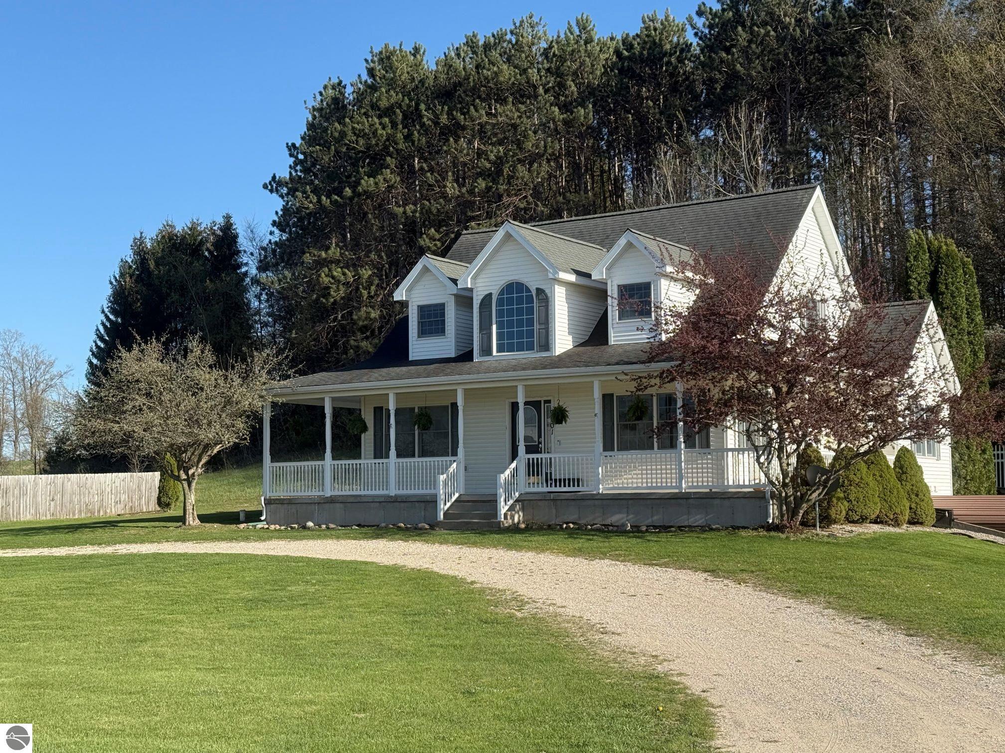 9601 W Strief Road, McBain, MI 49657 — front exterior