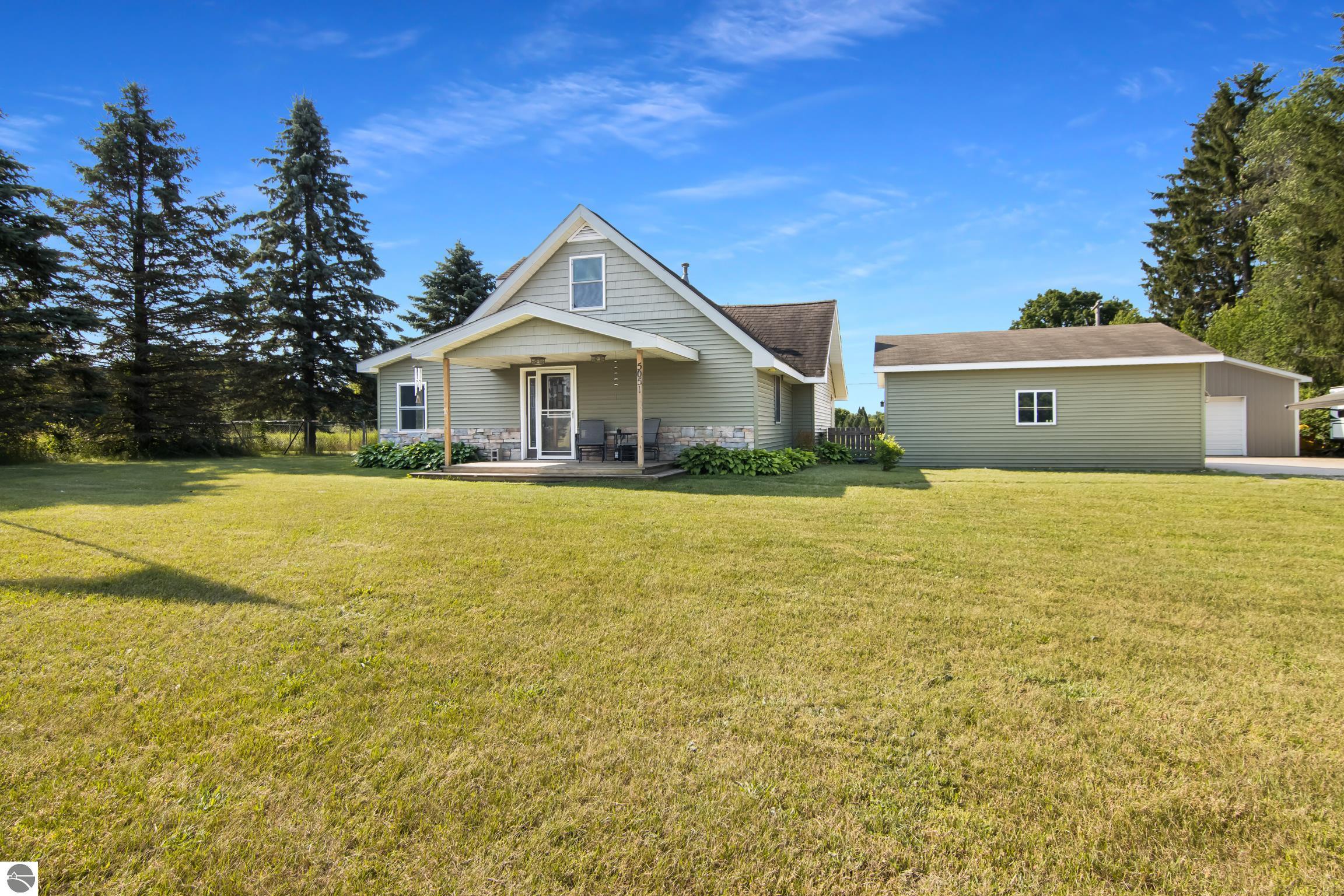 5051 W County Line Road, Buckley, MI 49620 — front exterior