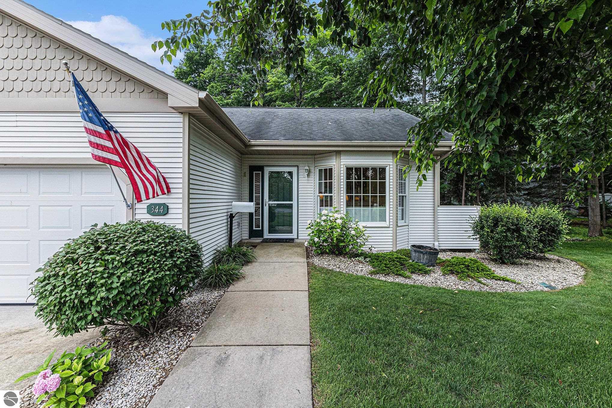 344 Golf View Lane, Elk Rapids, MI 49629 — front exterior