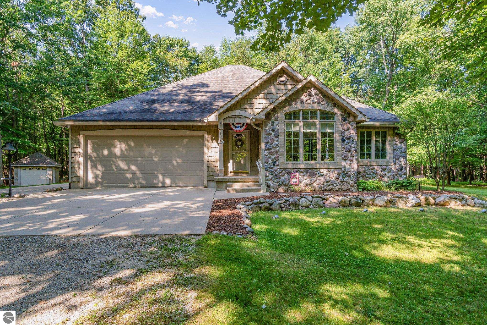 5330 Elm Run, Farwell, MI 48622 — front exterior
