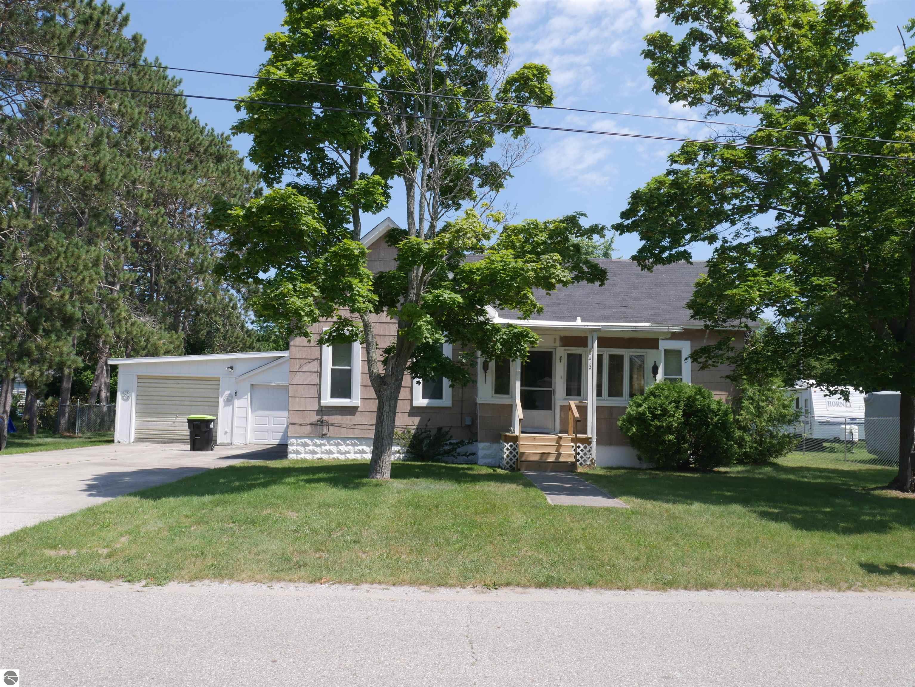 412 Locke Street, East Tawas, MI 48730 — front exterior