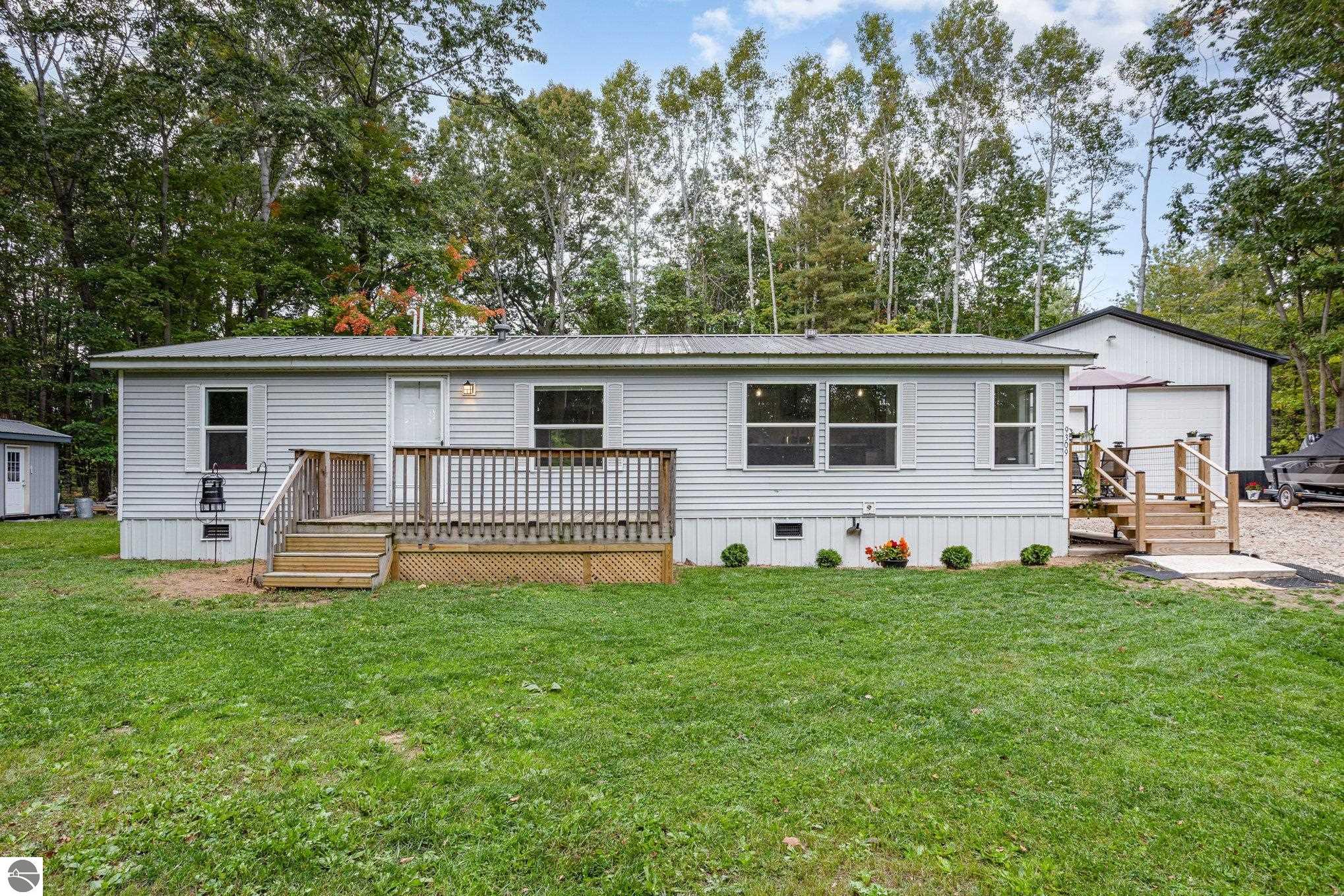 9309 Merle Drive, Crystal, MI 48818 — front exterior