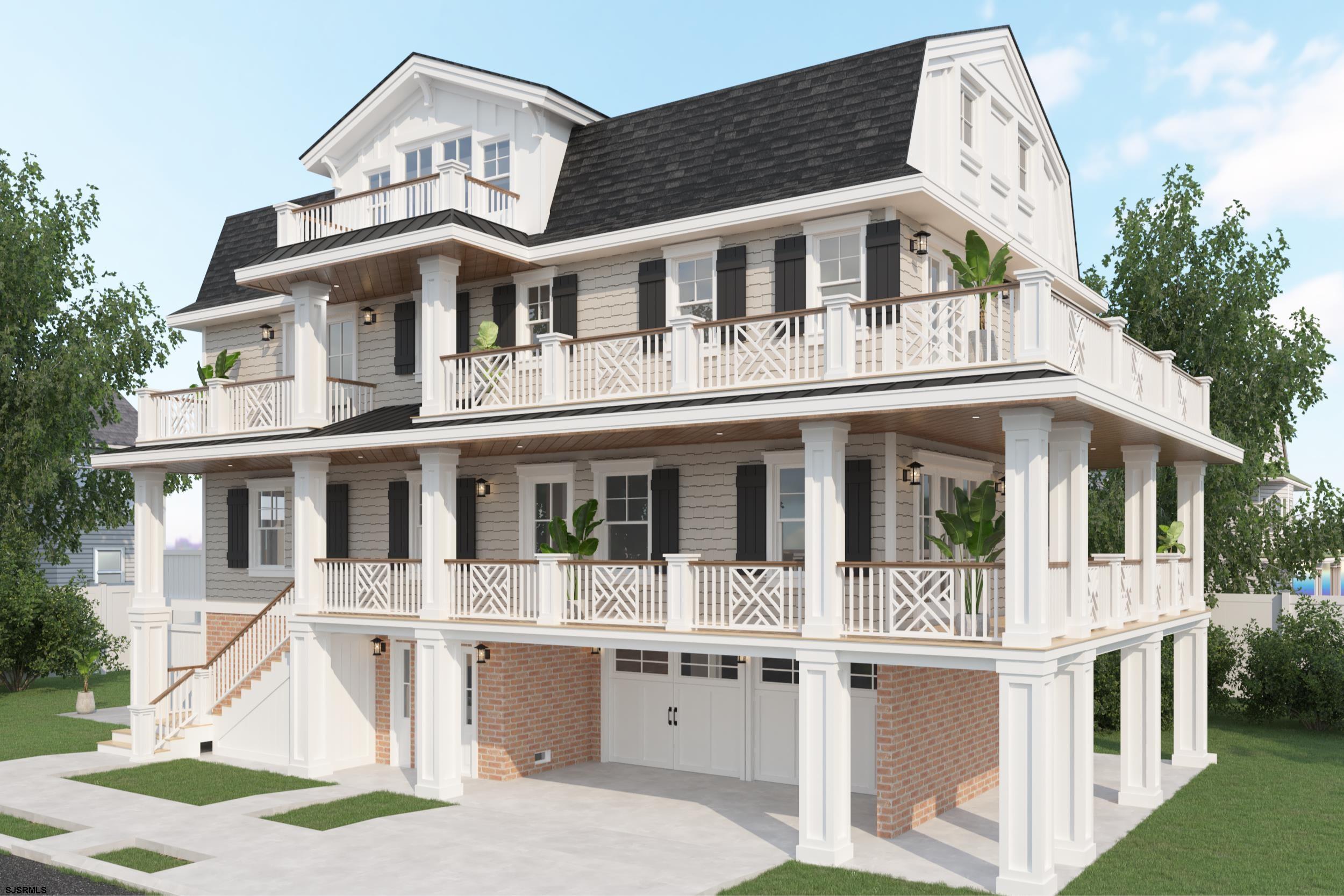 Build your dream home along the newest hot spot in Margate.  With time to customize, let the staff at Oasis walk you through the process of making selections. The architect plans are complete and thought was given to capturing tremendous views from all decks, the living room, and primary bedroom.  Seller is willing to discuss creative financing options. 5BR each w Ensuite baths, Pool, Elevator, 2-car parking underneath plus 2 outside, large veranda, etc.