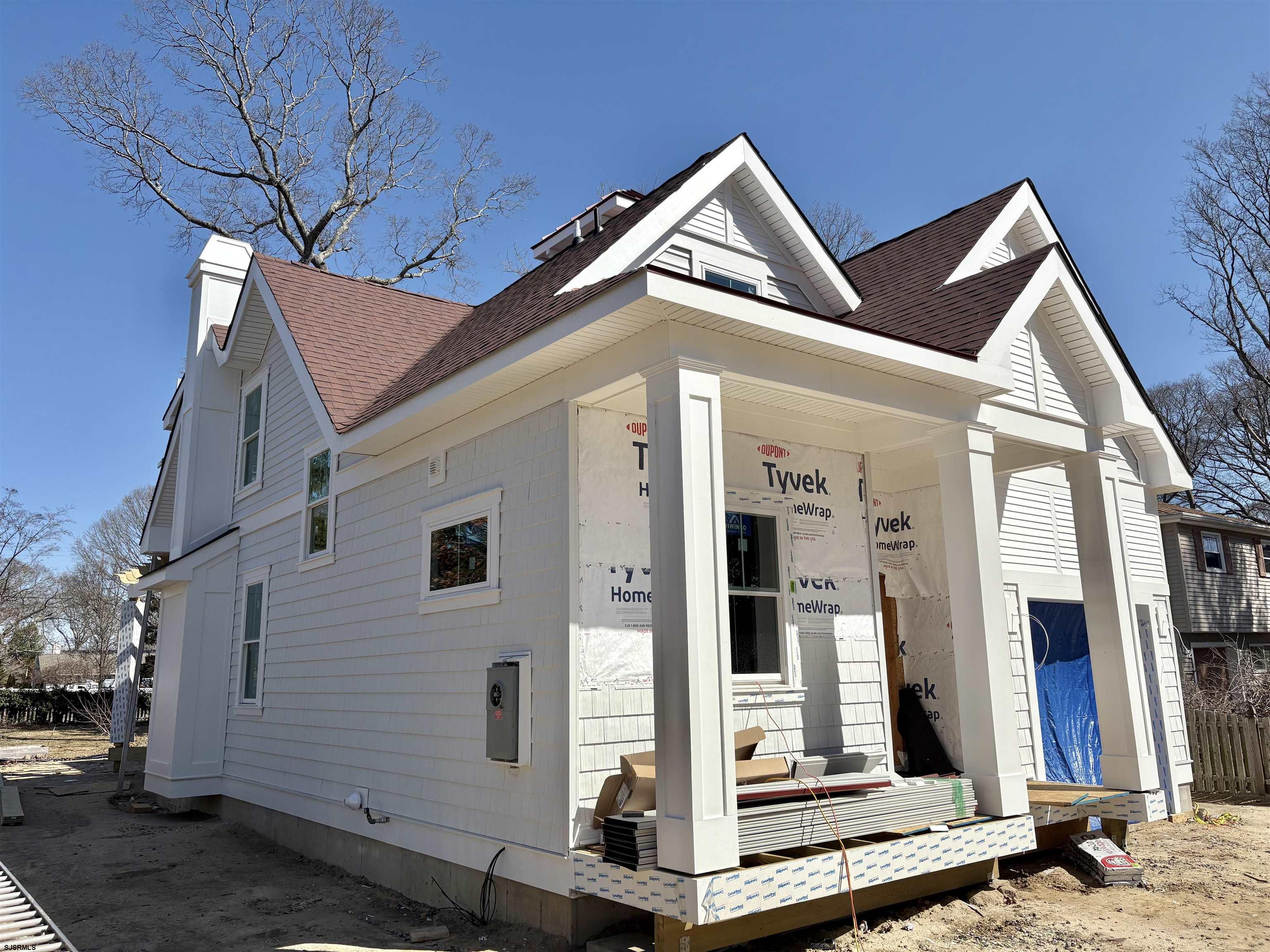Brand new Super Custom construction right smack in the Heart of Linwood and middle of all the Bikepath action! This unseen design and floorplan are over the top special relative to any past offerings in the history of Linwood's new construction market…(except this builder's other two (2) at the intersection of Maple & Bikepath). 3 of the 4 bedrooms each contain private ensuite bathrooms, the wide-open flow captures light-air and lends a close-knit family lifestyle, while still offering a full basement to create additional recreational space, office, gym, and/or pubroom. The Rich-Classic style, including both the interior and exterior finishes capture, and surpass even the most discerning requirements, prerequisites and refinements of today's educated buyers. A possible first floor bedroom with 4th full bath being centrally located on First Floor. Two (2) covered porches (Front for Sunny Iced tea sippin'), the large rear porch is 14 x 10...so plays like a seasonal outdoor room! Single-car attached garage flows into oversized mudroom w/bench and shelves. This is a uniquely rare opportunity to own ultra-custom real estate is an A+ neighborhood and premium desirable community!