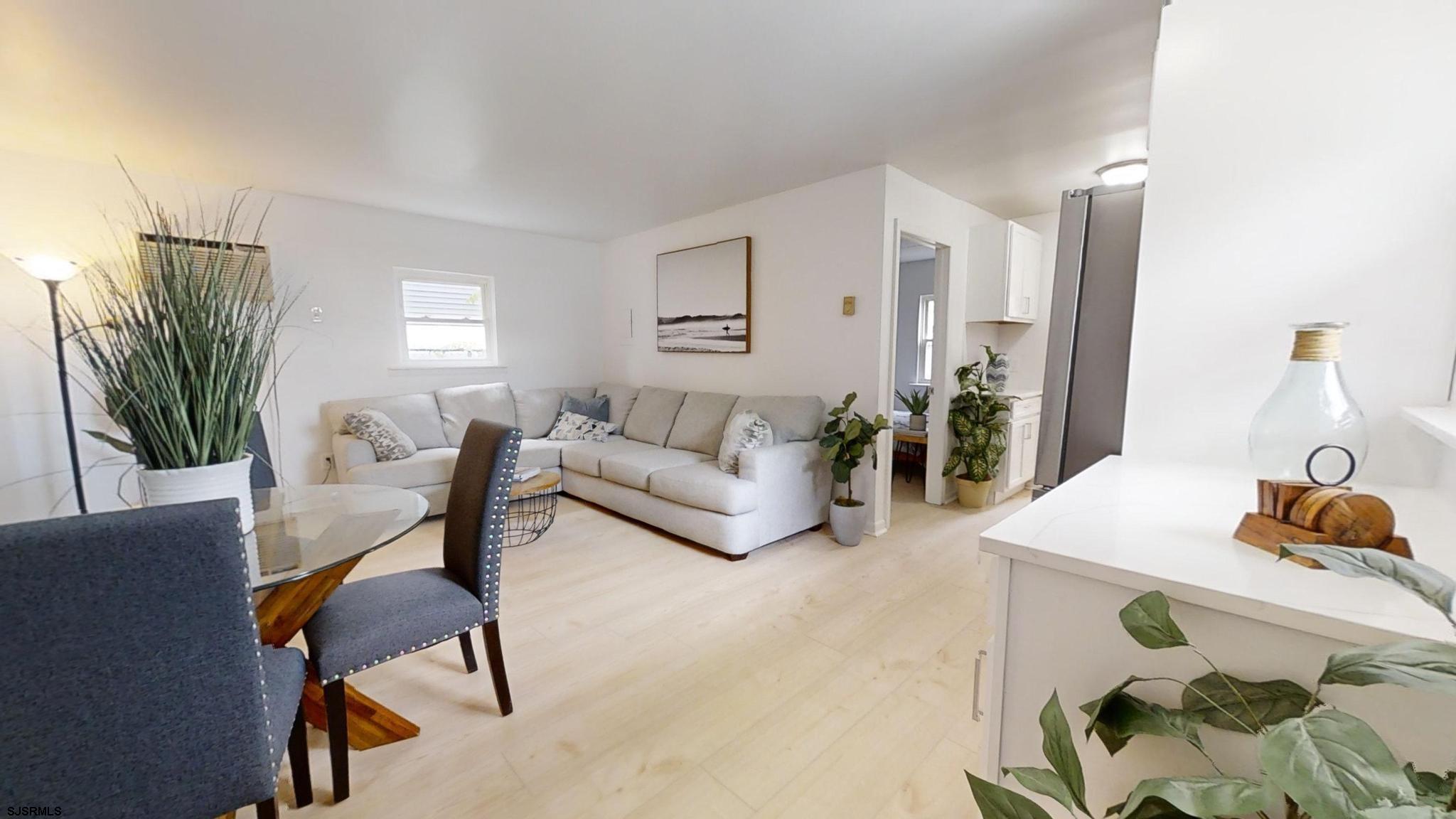 Bright & Modern 1-Bedroom Condo in Prime Wildwood Location! Just a few blocks from the Wildwood Beach and Boardwalk, this updated ground-level 1-bedroom, 1-bathroom condo is move-in ready! Enjoy brand-new stainless steel appliances, quartz countertops, and a bright, modern interior with low-maintenance finishes. One dedicated parking space included. Steps from top dining and entertainment, including MudHen Brewery right across the street. A perfect shore retreat or year-round home! Schedule your showing today!