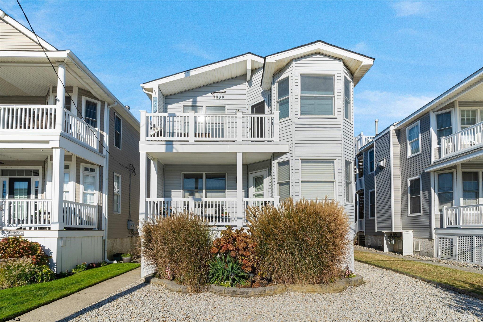 Three-bedroom two-bathroom second floor condo located in Ocean City's Southend. Open concept living room with cathedral ceilings, front and rear decks. Located a couple blocks to the beaches, playground, dining, and Corson's Inlet State Park. This unit comes fully furnished and move-in ready, with rentals for 2025, providing immediate income potential.