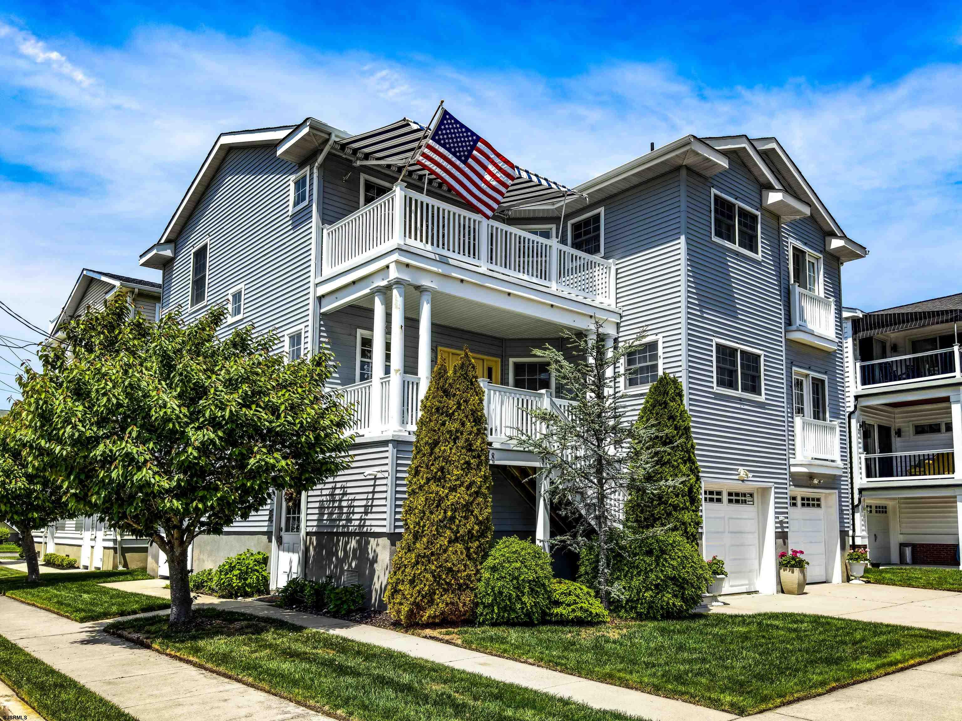 Come check out this boardwalk area "BEST BUY" condo right in the heart of OCNJ! This 2nd floor condo features: 4 bedrooms, 3 full baths, (master & Jr. master) large kitchen with granite counters, SS appliances, and island; spacious great room with gas fireplace, dining area, hardwood flooring in living room, dining room and kitchen, gas heat, newer central AC, gas hot water heater, cozy front deck with retractable awning, large enclosed outdoor shower w/ changing room, huge storage room, 2 car garage with additional driveway parking, and more! Great location! (Close to beach, boardwalk, and shopping) Great property! (Pristine condition & never rented) Great value! See you on the Beach!