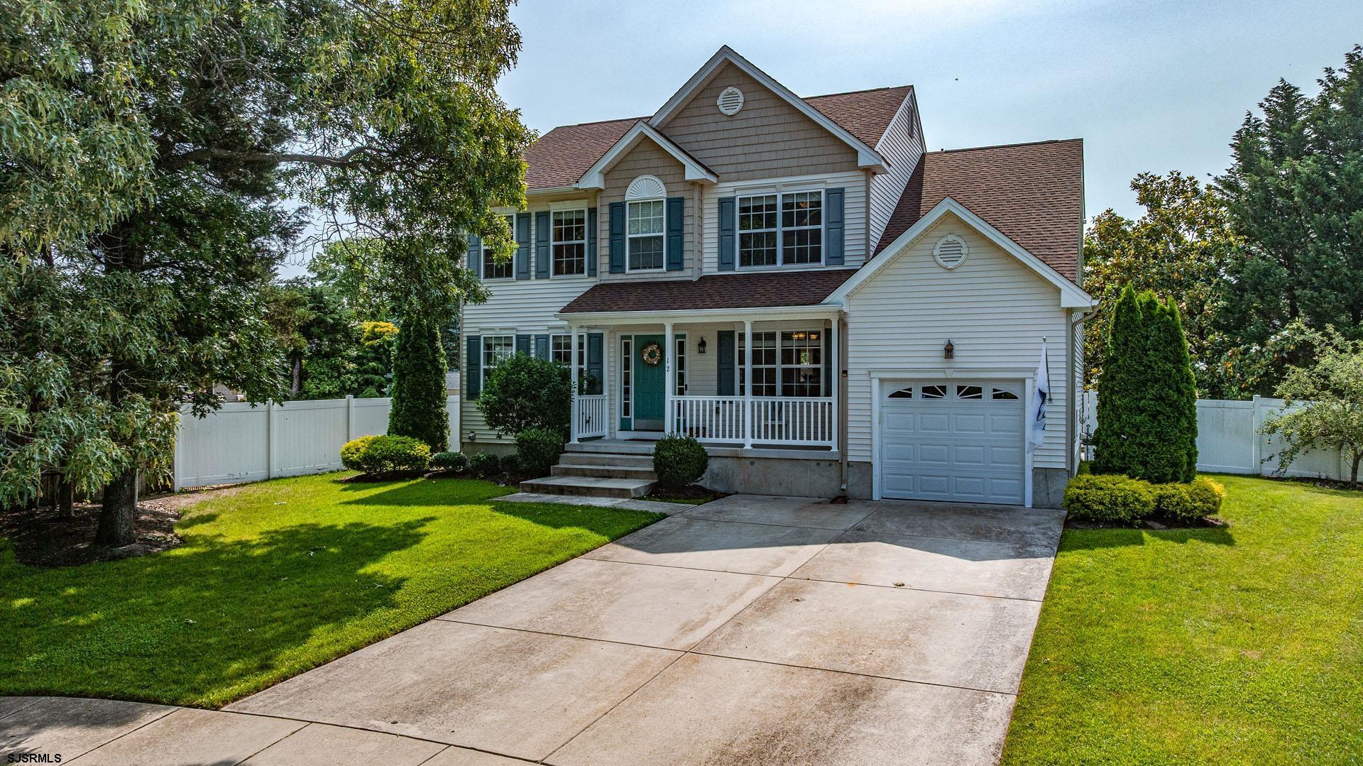 Northfield living at its finest! At the bottom of a lovely cul-de-sac, steps from the bike path sits this beautiful 4BR, 2.5BA home built in 2015. The open floor plan features hardwood flooring and living room with a gas log fireplace, eat-in kitchen with gorgeous countertops, a custom built in bar area, formal dining room, laundry utility room and a half bath. Located off of the kitchen is a staircase leading to a fantastic, finished basement with built-in cabinetry and beverage refrigerator which make this home perfect for entertaining, game nights or even a quick work out! Upstairs you will find the primary bedroom situated to the top left features spacious closets and a newly updated full bath, 3 spacious bedrooms with generous closets and plenty of natural light. The fully fenced backyard oasis boasts a sprawling paved and covered patio complete with outdoor kitchen and fireplace. Don’t miss your chance to view this exquisite home in Northfield NJ! Call to schedule an appointment today.