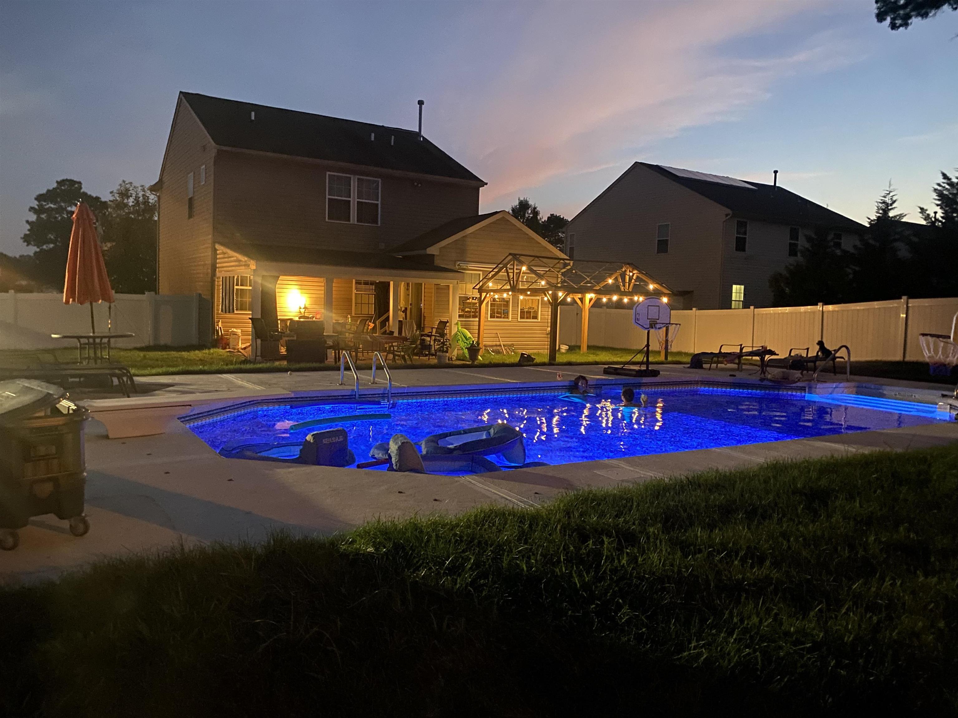 Priced to sell by motivated sellers. Solar is owned so no monthly lease payments & low electric bills. 4 bedroom 3.5 bath home In Desirable Eagles Mere Development. Includes all the extras you don't get with new construction. Ceiling fans, 3 tv's all wired into wall (no hanging wires)! Oasis backyard lets you vacation at home. Formal living room leading into the family room opens into the fully equipped kitchen incl. all appliances with a center island that overlooks a bright morning room. Glass sliding doors leads out to the newer permanent covered patio where you can relax and enjoy your morning coffee while taking in the view of this fabulous backyard oasis with inground pool w/solar cover.. TV hookup on wall to enjoy all sports. Storage shed and fully fenced (vinyl) yard for kids & animals. Upstairs has a beautiful owners suite with a private bath, double vanity and a walk-in closet. Master suite has beautiful view of the pool area. There are 3 additional large bedrooms and another full bath upstairs. The basement has been partially finished with a storage rm and an extra large room for entertaining which is currently being used as the 5th BR with a FULL bathroom! This home has everything you need. THE SELLER'S OWN THE SOLAR!!!!Take advantage of low electric bills. Plenty of room for growing family & in-laws. It is conveniently located near shopping centers, plenty of restaurants and a movie theatre. Within minutes to AC Expressway and Garden State Parkway for easy commute to Phila. & shore points. HOA is $120/quarter!!!