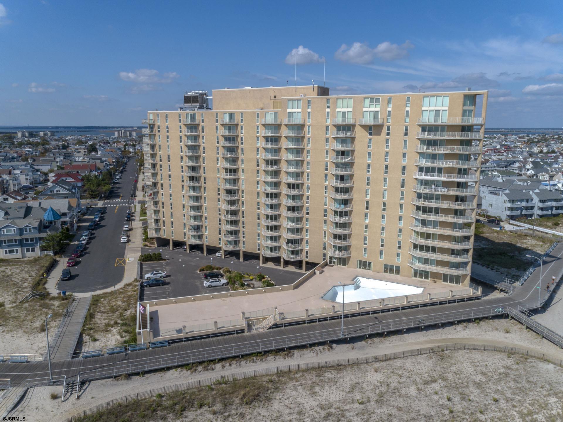 Welcome to Gardens Plaza. Here is your opportunity to own a beautiful condo in Ocean City's premier high-rise building! Located on the beach in the north end of town, this fantastic building has a lot to offer. Highlights include, pool, fitness center, lounge, parking, on site security, maintenance, and much more. As you enter the building you will be greeted by the front desk and then head to the elevator to the 10th floor. Once inside the unit, you will find custom finishes throughout. Tile flooring, upgraded recessed lighting, custom cabinetry, quartz counter-tops, high-end appliances, updated bathroom, and much more. Heading out to the private balcony you can enjoy the fantastic water views of the Atlantic City skyline and the Ocean City skyline. This property is perfect for the couple who wants a getaway place of solitude. This property is being offered furnished less a few personal effects.