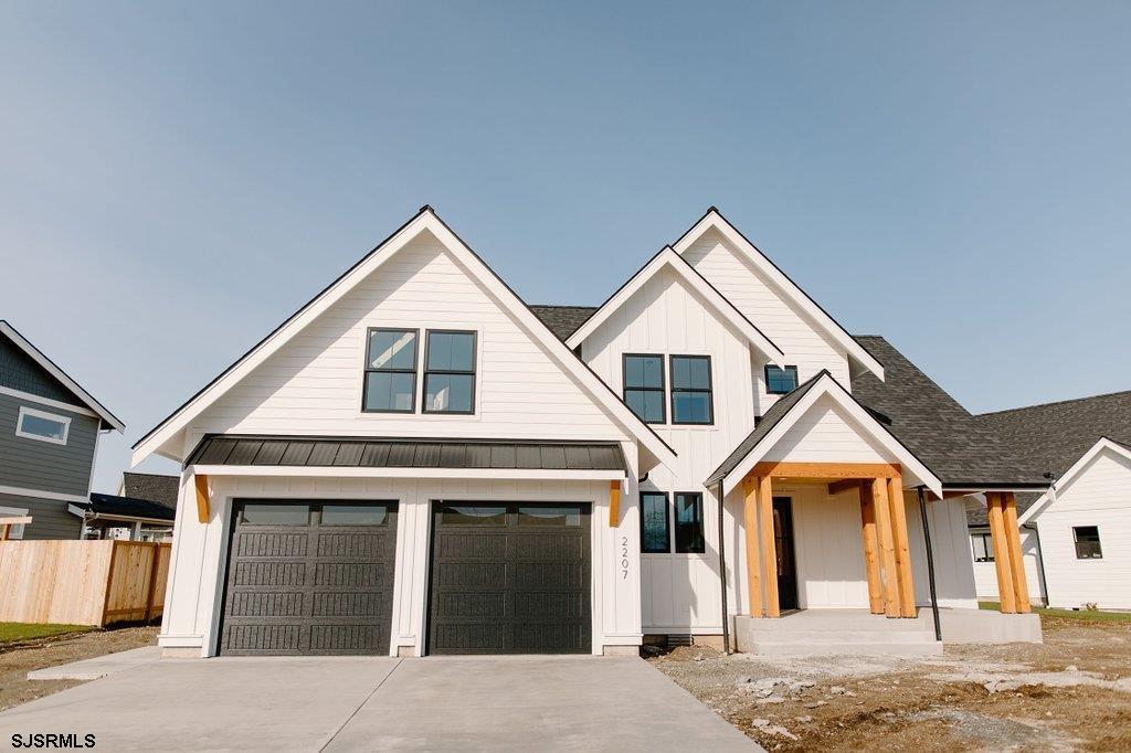*******New Construction to Start 10/1/25 due to protection of endangered wildlife.********Once started approximate 6 Month Build Timeframe. Welcome Home to your Brand-New Farmhouse featuring a private Oasis on 4.71 Secluded Acres in Historic Mays Landing yet seconds away to AC Expressway and Major attractions of the Jersey Shore. House will be set far back 300 Feet off Wrangleboro Rd. Builder provided Farmhouse Rendering which is the proposed style Home to be stick built. Upgrades and Amenities will be provided by seller, and pictures are not the actual home or any included finishes/amenities of home.      Buyer to secure a construction loan. Qualified and interested buyers can set up a meeting w/ builder thru agent. Great Open Floorplan w/ sought after 1st Floor Master Bedroom     Full Specs & Features Basic Features Bedrooms : 4  Baths : 2.5 Stories: 2 Garages: 2 car  Dimension Depth : 54' Height : 30' 4" Width : 54' Area Total : 2266 sq/ft Bonus : 299 sq/ft Garage : 558 sq/ft Main Floor : 1476 sq/ft Porch : 241 sq/ft Upper Floor : 790 sq/ft * Total Square Footage typically only includes conditioned space and does not include garages, porches, bonus rooms, or decks. Ceiling Bonus Ceiling : 8' Garage Ceiling : 8' Main Ceiling : 9' Upper Ceiling Ft : 8' Roof Primary Pitch : 10/12 Roof Framing : Truss Secondary Pitch : 12/12 Exterior Wall Framing Framing : 2x6 Bedroom Features Main Floor Master Bedroom Split Bedrooms Upstairs Bedrooms Walk In Closet Kitchen Features Breakfast Nook Kitchen Island Walk In Pantry Cabinet Pantry Additional Room Features Great Room Living Room Main Floor Laundry Garage Features Front Entry Garage Entryway Friend S Entry Outdoor Spaces Covered Front Porch Covered Rear Porch