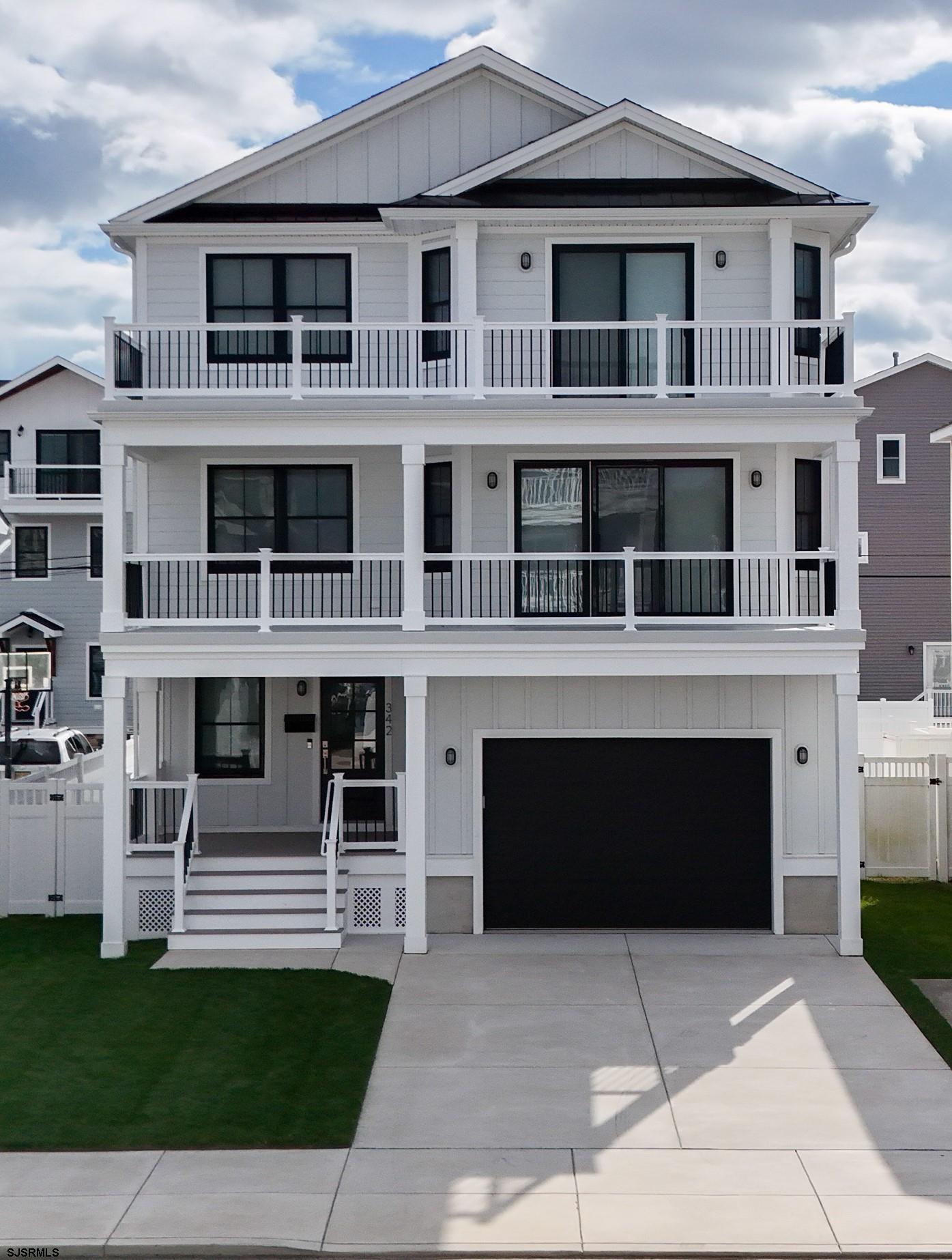 Rare Opportunity – New Beachblock Home for Sale in Brigantine! Welcome to this just-completed custom beachblock masterpiece, built by the area’s premier Burns Klemm Custom Home Builders. Located just steps from the sand, this exceptional property offers stunning ocean views, luxury finishes throughout, and an unbeatable location.  The back yard also has a beautiful inground pool. Featuring 6 bedrooms, 4 full bathrooms, in ground Pool,  and an elevator.  This home is designed for both comfort and style. The spacious Great Room on the 2nd floor boasts a gourmet kitchen with a large center island, custom trimwork, and an open layout that flows seamlessly into the dining area and living space. Sliding doors open to a front deck where you can hear the waves and enjoy the fresh ocean breeze. On the 3rd floor, you'll find the primary suite — generously sized with a luxurious master bath and a private balcony to soak in sweeping ocean views. An additional en-suite bedroom. The 2nd floor also includes two more bedrooms and a full bath, while the 1st floor features two additional bedrooms, a second living/TV room, and a mud/laundry room equipped with full-size washer/dryer and tankless hot water heater. A door leads out to a rear deck and gracious backyard  Pool oasis, ideal for entertaining with outdoor dining, a BBQ area. This is truly a rare chance to own a newly constructed, luxury beachblock home in Brigantine. Don’t miss out on this dream coastal retreat!