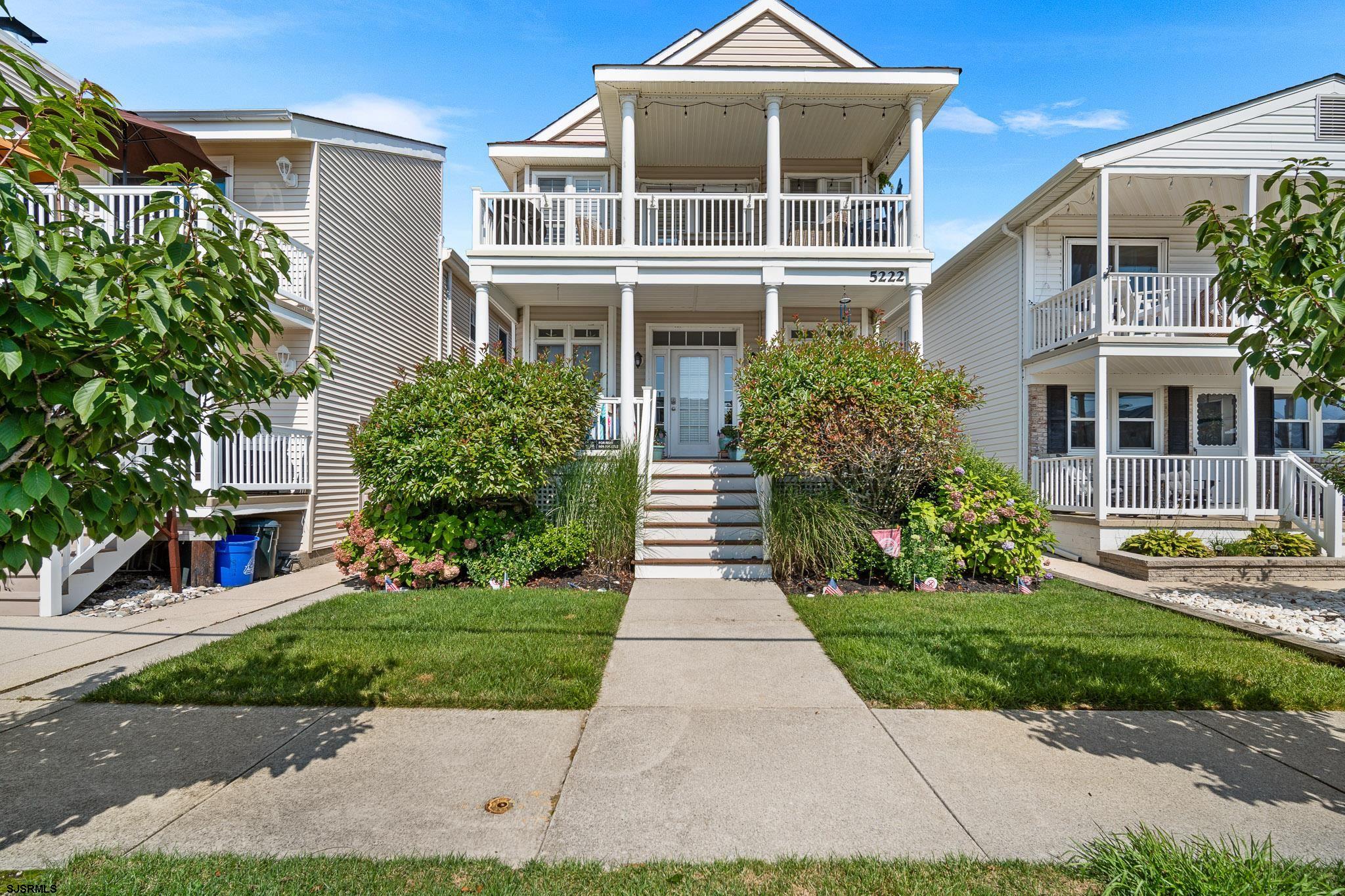 This well maintained, never rented second floor condo in Ocean City’s desirable Southend offers the ideal setting for beach days and year-round activities! The location is perfect - just a few blocks from Corson’s Inlet, as well as several of Ocean City’s favorite restaurants, not to mention a basketball court, hockey rink, and playground behind the condo - families will have endless opportunities for outside fun. The front deck is the perfect place to relax and enjoy the ocean breeze, and the top deck has amazing views of Ocean City’s natural marshlands with breathtaking sunsets. On the main floor, you’ll find new vinyl plank flooring and updated kitchen appliances with an open floor plan connecting the kitchen, dining area, and living room into one comfortable space. Plantation shutters and a gas fireplace make this home cozy all year round. The master bedroom has a bathroom ensuite and private porch, while the 2 remaining bedrooms share a bathroom. The garage and exterior driveway can accommodate 2 cars, and there is always plenty of off-street parking in this area.