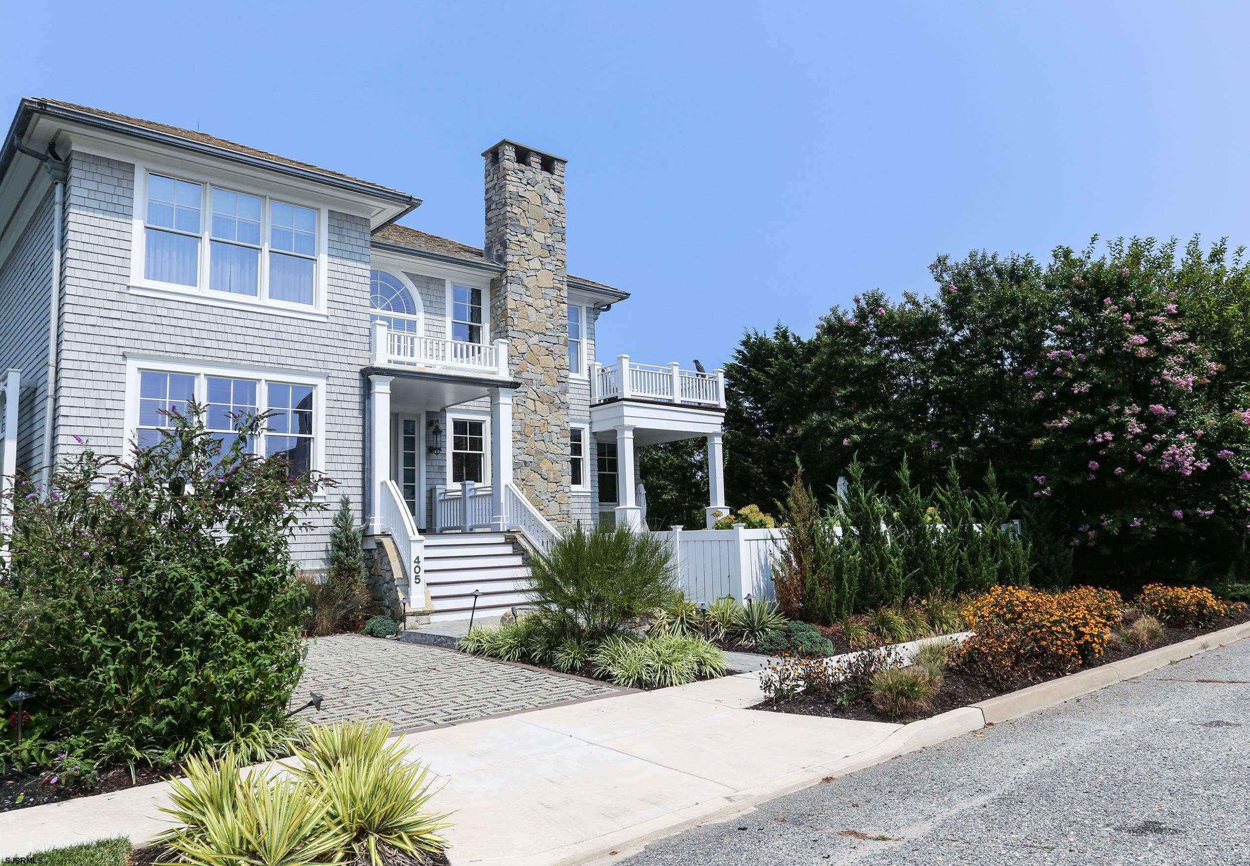 THIS IS THE ONLY TRUE AZONE OCEANFRONT WITH A POOL (completed in 2024) ON THE MARKET TODAY.  Enjoy the magnificent ocean views.  Amenities include: elevator, security system, electric window shades, Sono system, 3-zoned  heating and A/C, exercise room overlooking the pool, cedar siding and roof.  Furnished with few exceptions. Exceptions on art work. List to follow. First floor consists of 4 bedrooms  (or 3 bedrooms with office) including a primary bedroom suite,  3 baths, exercise room, laundry room. Second floor consists of primary bedroom suite - steam shower, kitchen, dining room, living room with gas fireplace, sun room with loungers to enjoy the ocean views,  pantry room - large deck overlooking the ocean. Parking in front and on alley side. Third floor rooftop deck.