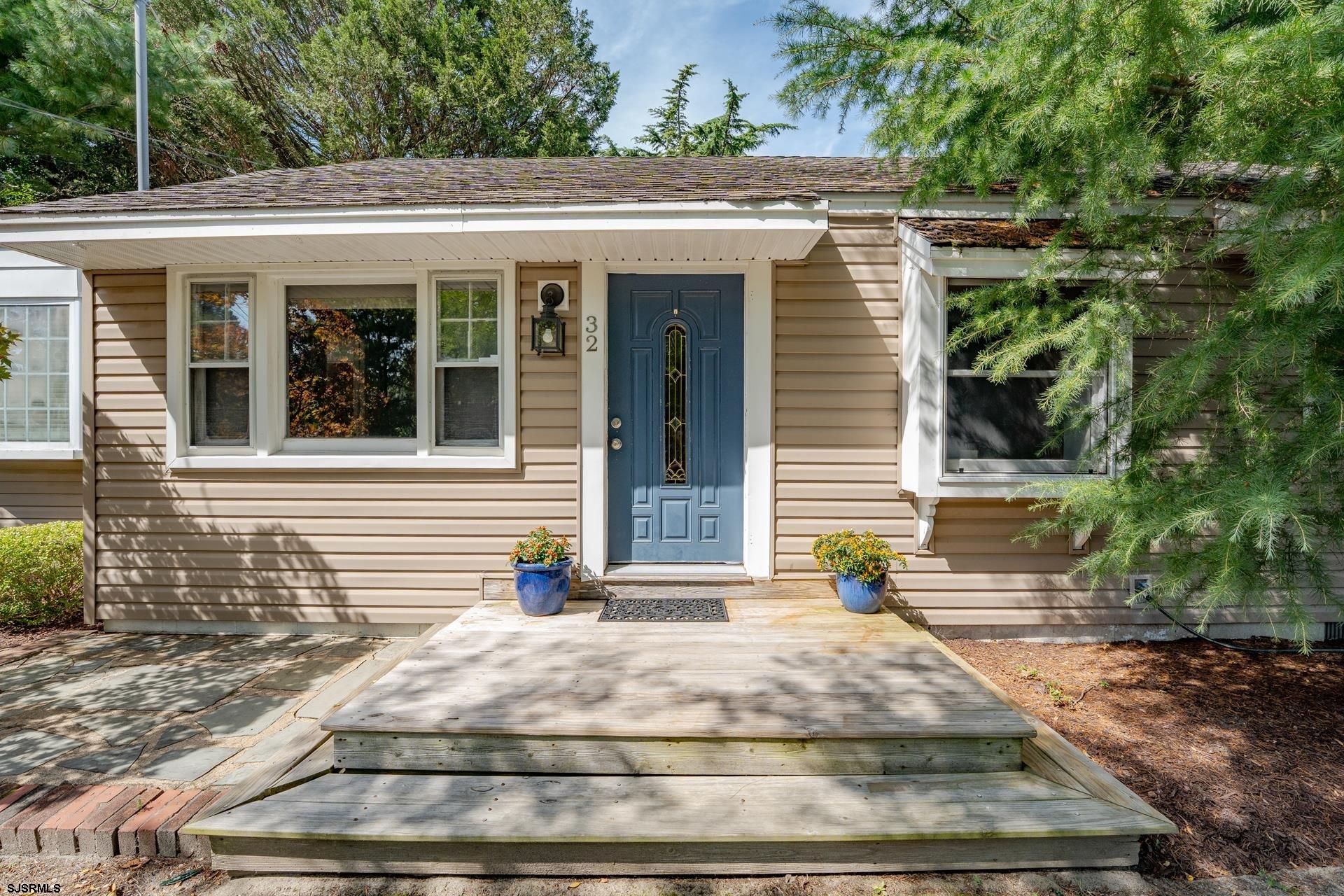 Welcome to 32 Norwood Road, a charming 2-bedroom, 2-bath home perfectly situated in one of Marmora’s most desirable neighborhoods—just minutes from the beaches, boardwalk, and attractions of Ocean City. This property offers an incredible opportunity for year-round living, a summer retreat, or an investment with excellent rental potential.  Set on a spacious lot with a large backyard and detached 1-car garage, 2 separate driveways for additional parking. The home provides plenty of room for outdoor living, entertaining, or future expansion. Inside, you’ll find a functional layout ready for your personal touches. Being sold in as-is condition, this property is ideal for buyers looking to customize a home to their taste and maximize value in a prime location.  Don’t miss the chance to own a piece of the shore lifestyle—whether as your personal getaway or an investment with strong income potential. 32 Norwood Road is a must-see property with endless possibilities.