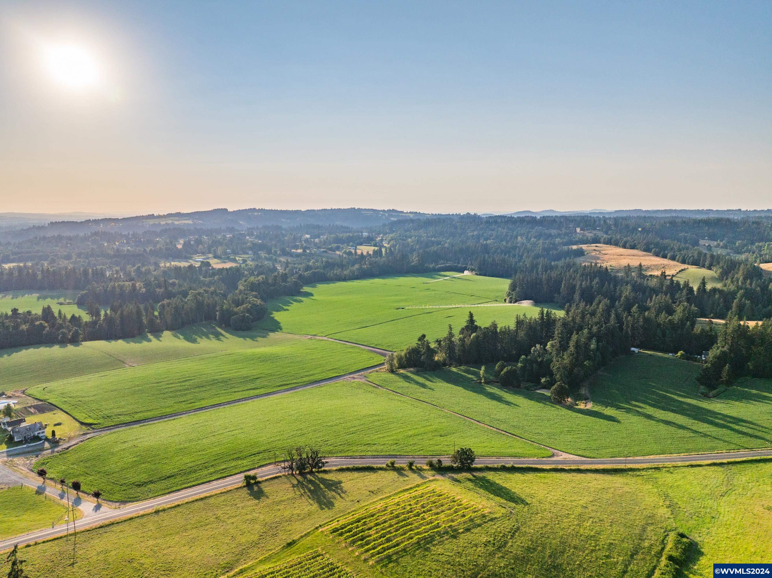 This unique, 287 acre irrigated farm is located just out side of Oregon City and just north of Canby. With 194 acres tillable and 190 acres of water rights, this productive farm is perfect for almost any crop typically grown in the Willamette Valley. It’s proximity to the City presents a multitude of opportunities for agricultural tourism and/or vineyard/winery opportunities. Included: two legal dwellings, two farm dwellings and almost 75,000 ft.² of quality, well-maintained shops, barns and machine sheds!