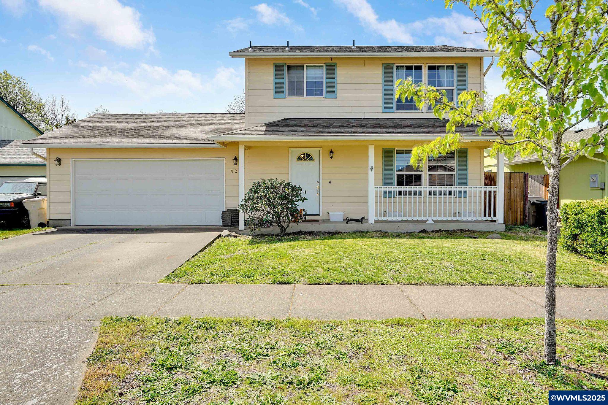 Don't miss this 3-bed, 2.5-bath gem in a fantastic neighborhood! Newer flooring, central AC, and gas furnace keep you comfy year-round. Dining sliders open to a HUGE covered patio—perfect for BBQs and gatherings! The extra large, fully fenced backyard backs to green space for privacy, has a garden shed, and tons of outdoor potential. Room for RV parking, 2-car garage, and a new roof in 2020. So much to love here—be sure to check out the Virtual Tour!