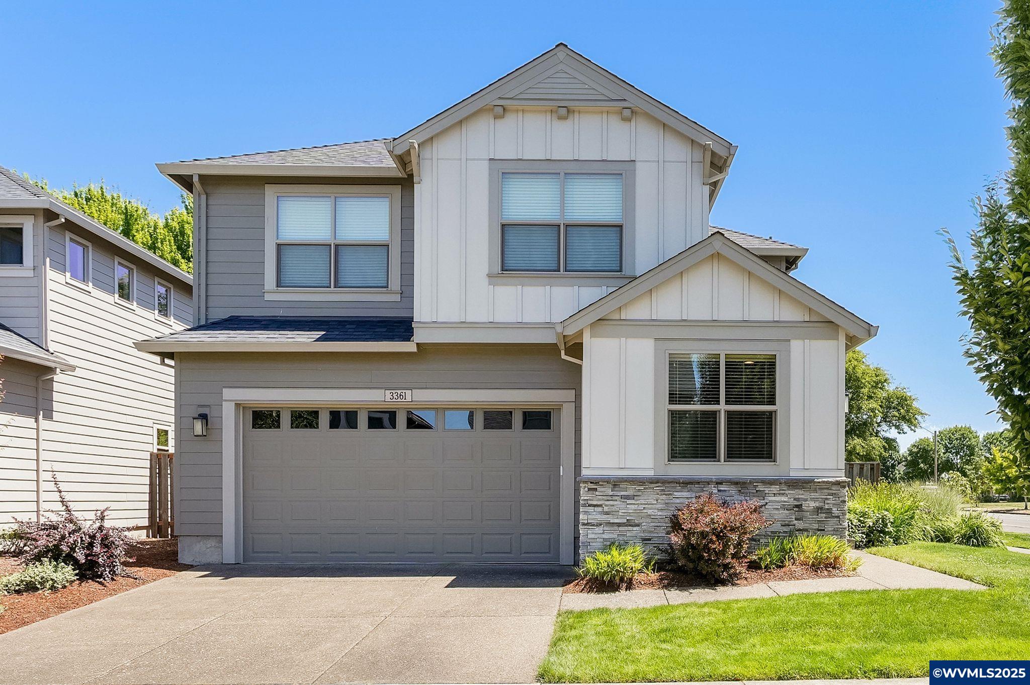 Exquisitely maintained, move-in ready home featuring a versatile main-level office/den. The well-appointed kitchen boasts a walk-in pantry and seamlessly opens to a bright, inviting living space. Upstairs, discover 3 generous bedrooms, including a primary suite with a spacious double closet. Enjoy a beautifully landscaped yard and exclusive access to the community pool, gym, and clubhouse. Nestled in the sought-after Willamette Landing, mere minutes from parks, trails, pickleball courts, & downtown!