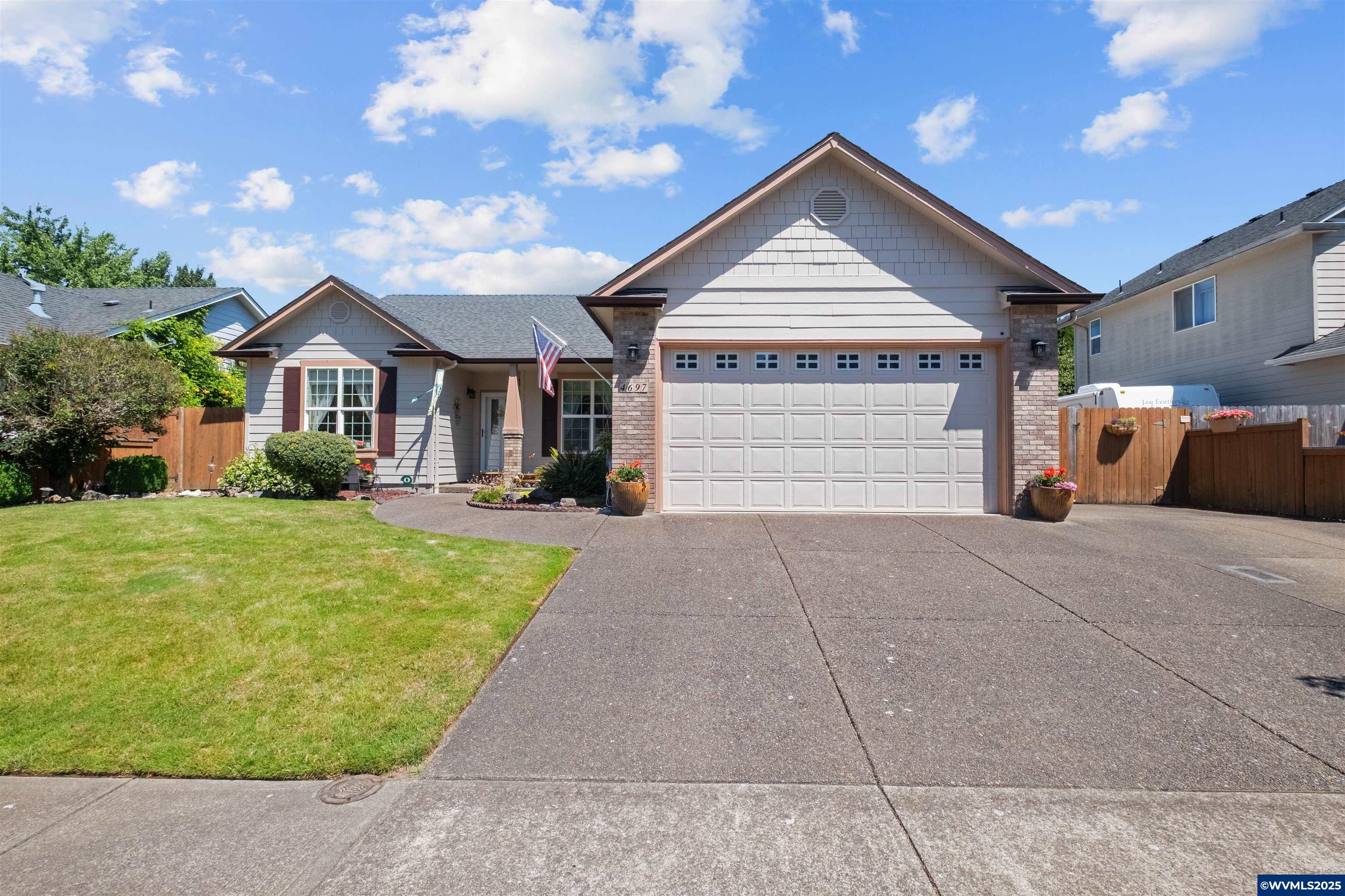 Charming one story home in a desirable SW Albany neighborhood! This well maintained 3 beds, 2 baths,  1644 sq ft residence features an open floor plan w quartz countertops, spacious kitchen, & comfortable living areas perfect for entertaining. The spacious primary suite has walk in closet & private bathroom. Enjoy the convenience of a beautifully landscaped & fenced back yard, 2-car garage, RV parking, & Shed. Located close to schools, parks, and amenities, this home offers both comfort & practicality!